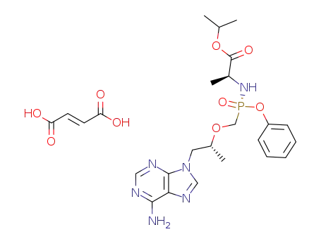 Molecular Structure of 1392275-56-7 (Tenofovir Alafenamide Fumarate)