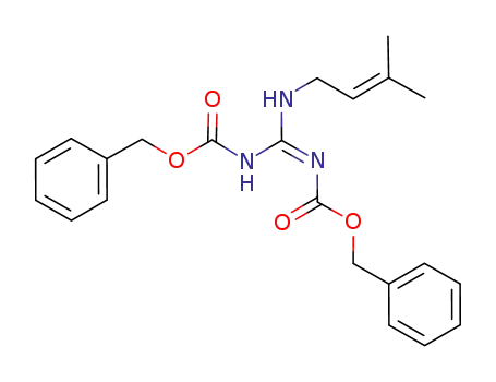 N-(3,3-dimethylallyl)-N'-N-bis-Cbz-guanidine