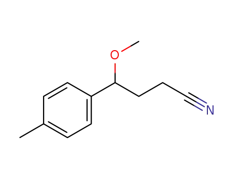 Molecular Structure of 71172-66-2 (gamma-methoxy-4-methylbenzenebutenenitrile)