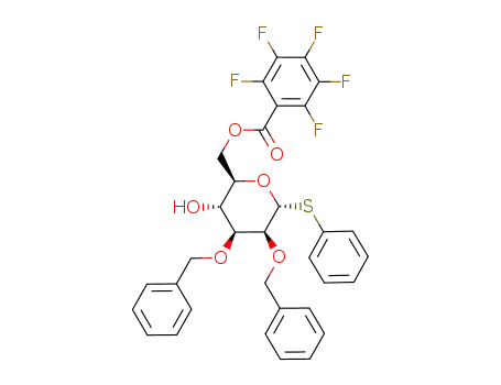 phenyl 2,3-di-O-benzyl-6-O-pentafluorobenzoyl-1-thio-α-D-mannopyranoside