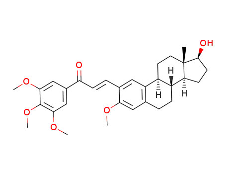 1-(3,4,5-trimethoxyphenyl)-3-[3-methoxyestra-1,3,5(10)-trien-17β-ol-2-yl]-2-propen-1-one