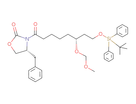 (R)-4-benzyl-3-[(R)-8-(tert-butyldiphenylsilyloxy)-6-(methoxymethoxy)octanoyl]-2-oxazolidinone