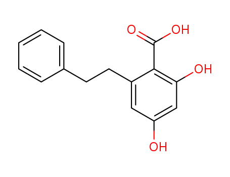 2,4-dihydroxy-6-(2-phenylethyl)benzoic acid