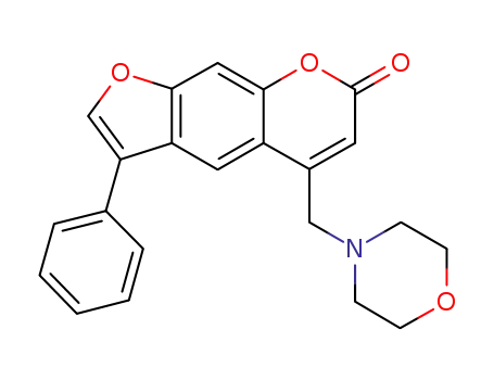 3-phenyl-5-(morpholin-4-ylmethyl)-7H-furo[3,2-g]benzopyran-7-one