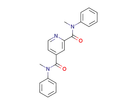 Molecular Structure of 94870-72-1 (pyridine-2,4-dicarboxylic acid bis-(<i>N</i>-methyl-anilide))