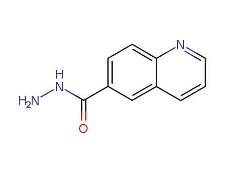 Molecular Structure of 5382-47-8 (QUINOLINE-6-CARBOHYDRAZIDE)