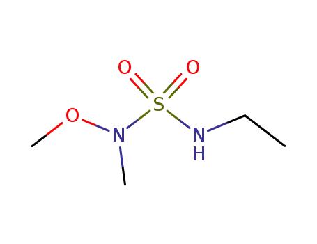 Molecular Structure of 135531-04-3 (N-methyl-N-methoxy-N'-ethylsulfamide)