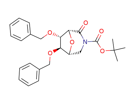(1R,5R,6R,7S)-6,7-Bis-benzyloxy-2-oxo-8-oxa-3-aza-bicyclo[3.2.1]octane-3-carboxylic acid tert-butyl ester