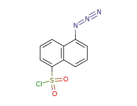 Molecular Structure of 73936-73-9 (5-AZIDONAPHTHALENE-1-SULFONYL CHLORIDE)