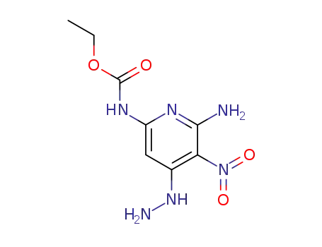 ethyl (6-amino-4-hydrazino-5-nitropyridin-2-yl)carbamate