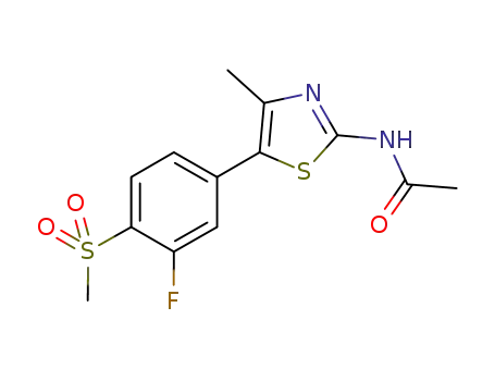 Acetamide,
N-[5-[3-fluoro-4-(methylsulfonyl)phenyl]-4-methyl-2-thiazolyl]-