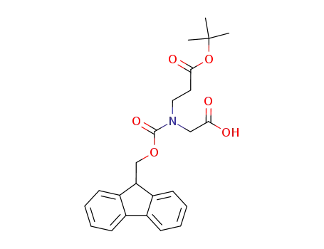 Molecular Structure of 174799-89-4 (FMOC-N-(TERT-BUTYLOXYCARBONYLETHYL)-GLYCINE)