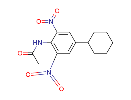 N-(4-cyclohexyl-2,6-dinitro-phenyl)acetamide cas  6639-95-8