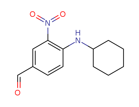 Benzaldehyde, 4-(cyclohexylamino)-3-nitro-