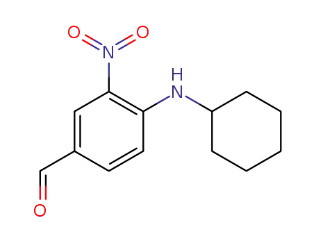 4-(cyclohexylamino)-3-nitrobenzaldehyde