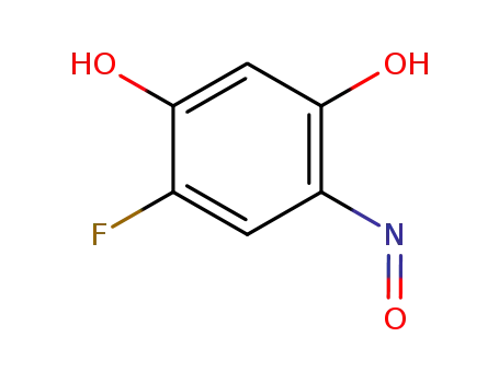 Molecular Structure of 851128-57-9 (1,3-Benzenediol,  4-fluoro-6-nitroso-)