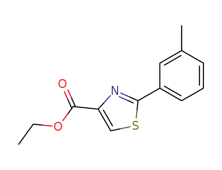 2-M-톨릴-티아졸-4-카르복실산 에틸 에스테르