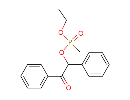 Phosphonic acid, methyl-, ethyl 2-oxo-1,2-diphenylethyl ester