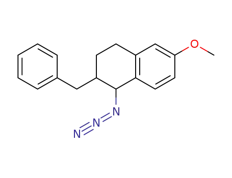 1-Azido-2-benzyl-6-methoxy-1,2,3,4-tetrahydro-naphthalene