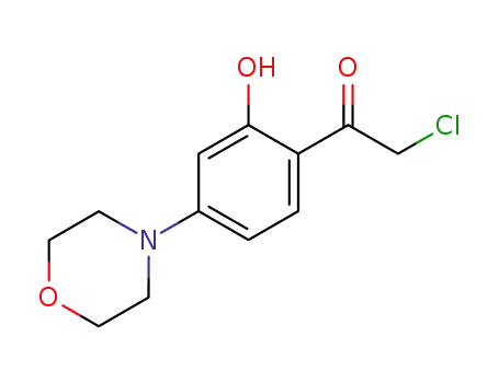Ethanone, 2-chloro-1-[2-hydroxy-4-(4-morpholinyl)phenyl]-