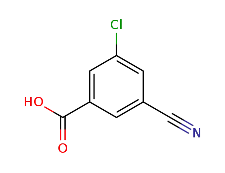 Molecular Structure of 327056-71-3 (3-CHLORO-5-CYANO-BENZOIC ACID)