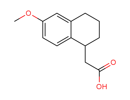 2-(6-methoxy-1,2,3,4-tetrahydronaphthalen-1-yl)acetic acid