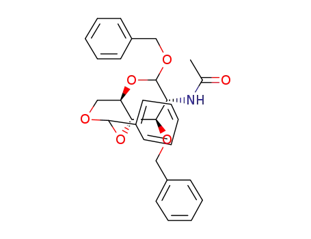 benzyl 2-acetamido-3-O-benzyl-4,6-O-benzylidene-2-deoxy-D-glucopyranoside