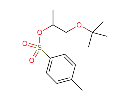 Molecular Structure of 304874-42-8 (TsOCH(CH<sub>3</sub>)CH<sub>2</sub>OC(CH<sub>3</sub>)3)