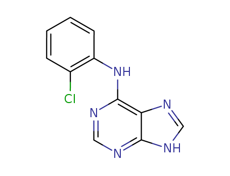 9H-Purin-6-amine,N-(2-chlorophenyl)- cas  6296-90-8