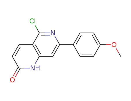 1,6-Naphthyridin-2(1H)-one, 5-chloro-7-(4-methoxyphenyl)-
