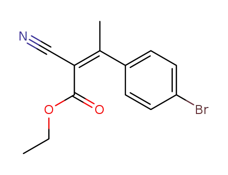 2-Butenoic acid, 3-(4-bromophenyl)-2-cyano-, ethyl ester, (Z)-