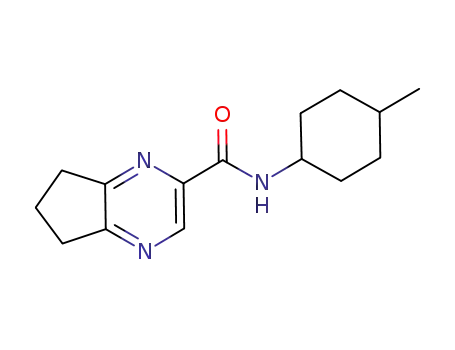 5H-시클로펜타피라진-2-카르복사미드, 6,7-디히드로-N-(트랜스-4-