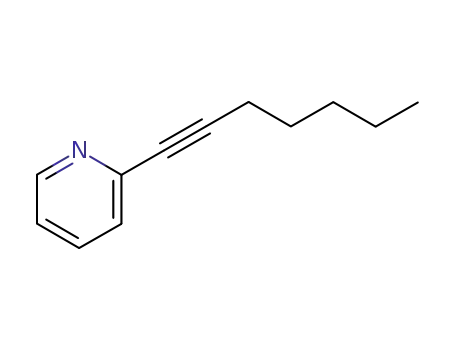 Molecular Structure of 49836-16-0 (2-(hept-1-yn-1-yl)pyridine)