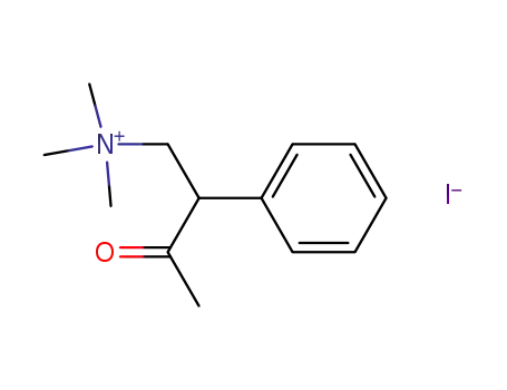 Molecular Structure of 31034-99-8 (4-dimethylamino-3-phenyl-2-butanone methiodide)