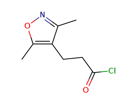 3-(3,5-디메틸이속사졸-4-일)프로파노일 클로라이드