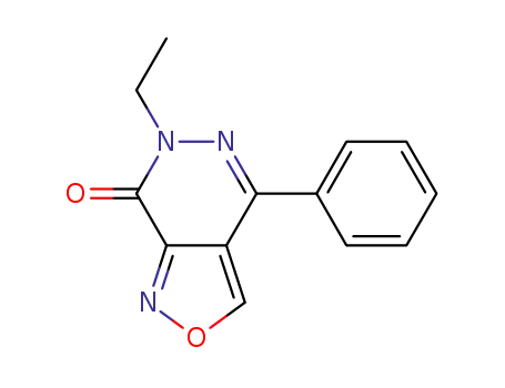 Molecular Structure of 852617-79-9 (6-ethyl-4-phenyl-isoxazolo[3,4-d]pyridazin-7(6H)-one)