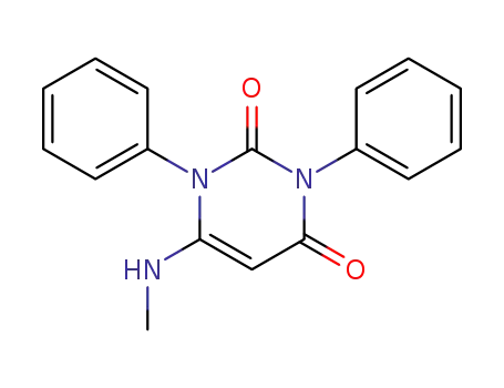 Molecular Structure of 66400-26-8 (1,3-dicyclohexyl-6-(methylamino)pyrimidine-2,4(1H,3H)-dione)