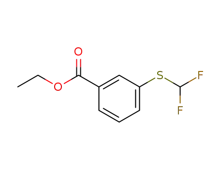 Benzoic acid, 3-[(difluoromethyl)thio]-, ethyl ester