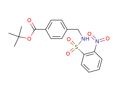 4-[(2-nitro-benzenesulfonylamino)-methyl]-benzoic acid tert-butyl ester
