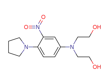 N-{2-nitro-4-[di-(2-hydroxyethyl)amino]phenyl}pyrrolidine