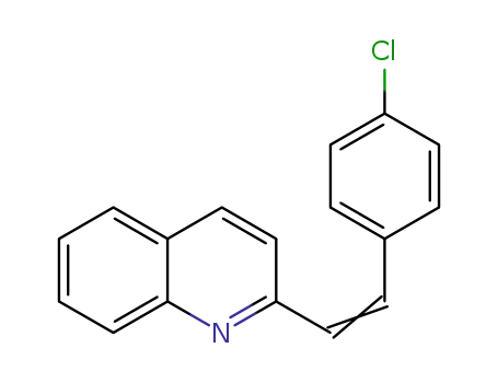 Molecular Structure of 5392-19-8 (2-[2-(4-chlorophenyl)ethenyl]quinoline)