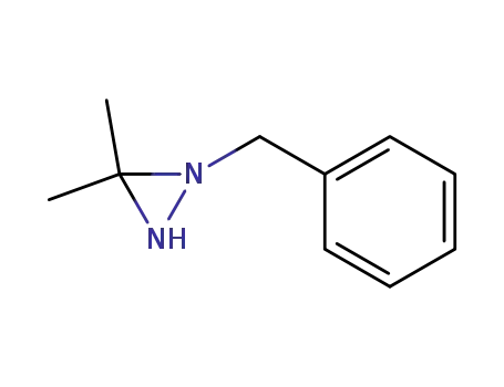 Molecular Structure of 71014-81-8 (Diaziridine, 2-benzyl-3,3-dimethyl-)