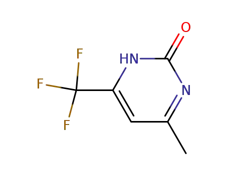Molecular Structure of 91606-60-9 (4-methyl-6-(trifluoromethyl)-2-pyrimidinol(SALTDATA: FREE))