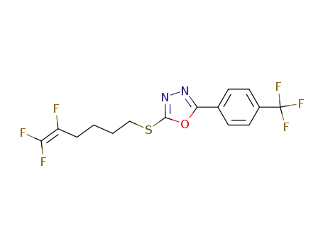 1,3,4-Oxadiazole,
2-[(5,6,6-trifluoro-5-hexenyl)thio]-5-[4-(trifluoromethyl)phenyl]-