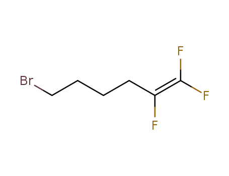 Molecular Structure of 126828-29-3 (6-BROMO-1,1,2-TRIFLUOROHEX-1-ENE)