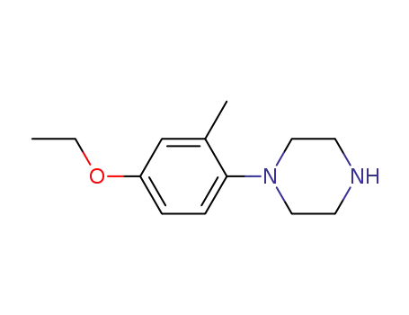 Molecular Structure of 817170-68-6 (Piperazine, 1-(4-ethoxy-2-methylphenyl)- (9CI))