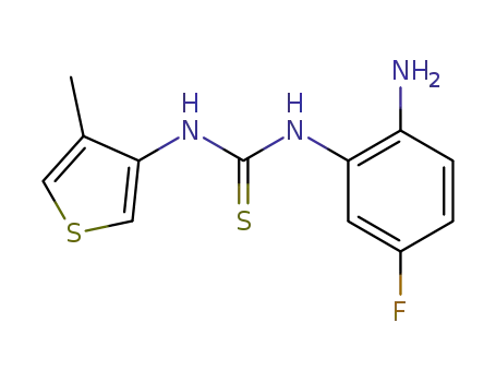 Thiourea, N-(2-amino-5-fluorophenyl)-N'-(4-methyl-3-thienyl)-