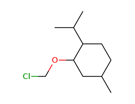 Molecular Structure of 96662-07-6 ((+)-Chloromethyl menthyl ether, 95%, 97% e.e.)