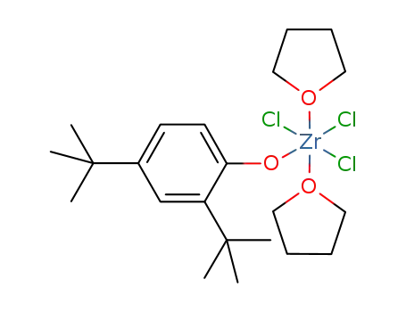 (THF)2Cl<sub>3</sub>Zr(2,4-tBuC<sub>6</sub>H<sub>3</sub>O)