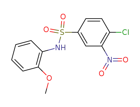 Molecular Structure of 425374-73-8 (1-chloro-2-nitrobenzene-4-sulphonic acid-(2'-methoxy)-phenylamide)